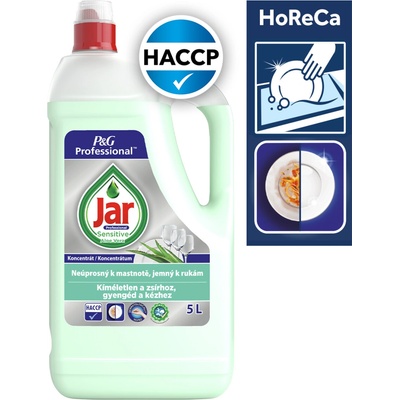 Jar Prostředek na nádobí sensitive Aloe Vera 5 l – Zboží Dáma