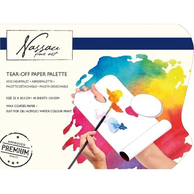 Trhacie papierové palety Nassau Fine Art – 40 listov