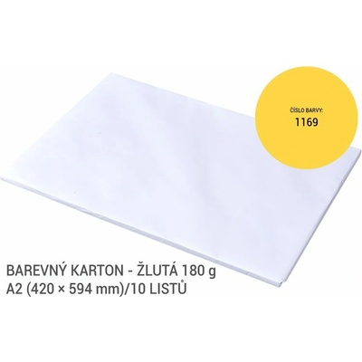 Kreslicí karton A2/180g/10lis žlutá