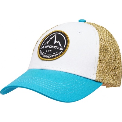 La Sportiva Belayer Cap White/Tropic Blue