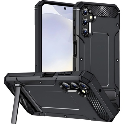 Techsuit Калъф Hybrid Armor Kickstand за Samsung Galaxy S24 Plus - Черен KP31040 (31040)