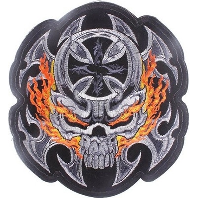 Nášivka Burning Skull střední