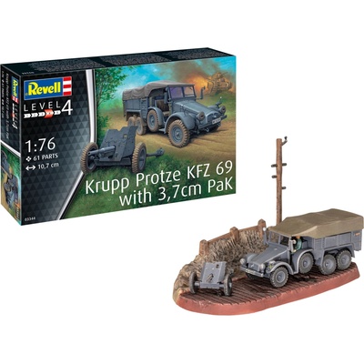 Revell Krupp Protze KFZ 69 with 3,7cm PaK 1:76