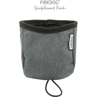 Firedog QuickReward vrecko na maškrty Softshell tmavošedé melírované
