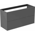 Ideal Standard Atelier Conca стенен шкаф с 2 чекмеджета 100 см мат антрацит (T4353Y2)