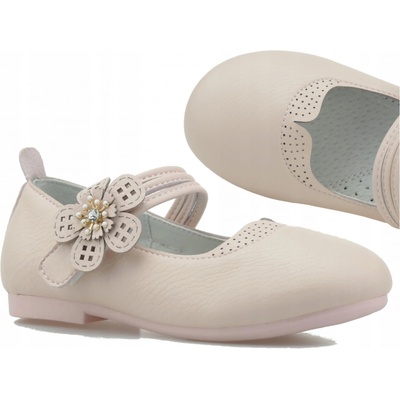 Dívčí boty baleríny elegantní na suchý zip – Zboží Dáma