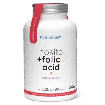 Nutriversum Inositol + Kyselina listová 90 tabliet