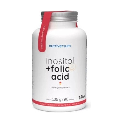 Nutriversum Inositol + Kyselina listová 90 tabliet