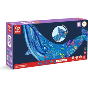 Hape Пъзел за под HaPe от 200 части - Кит (H1668) - baby