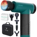 Beurer Antelope by Beurer RELOAD Massage Gun with heat and cold function, muscle massager for trigger points, 5 massage heads, 5 intensity levels up to 3000 RPM, cordless, including storage case. - 10440 (10