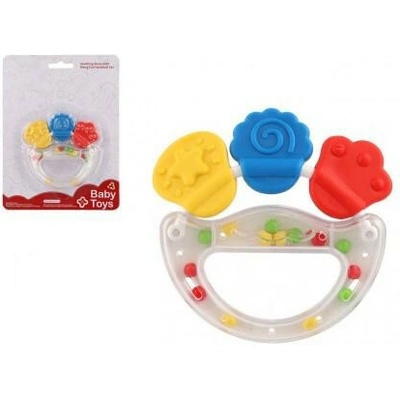 Teddies Hrkálka / Hryzátko plast / silikón 10 cm