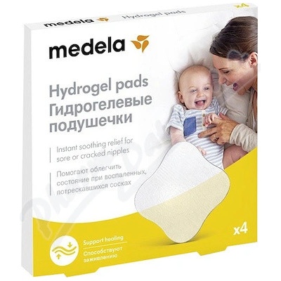 MEDELA Polštářky hydrogelové hojicí ragády 4 ks