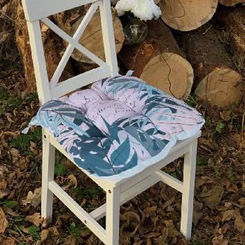 Image 1 of Png Панагюрище Възглавница за стол Тропически листа 38/38/7 см