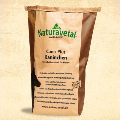 Naturavetal Canis Plus králík 15 kg