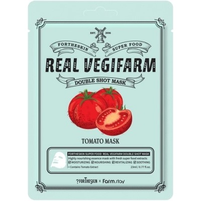 Fortheskin Real Vegifarm Маска за лице с домат, 23 ml