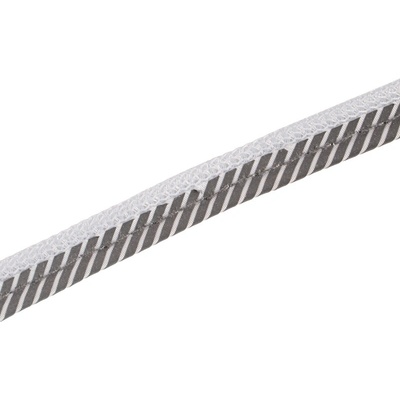 Takoy Všívací reflexný prámik / reflexná paspulka 1cm šedý