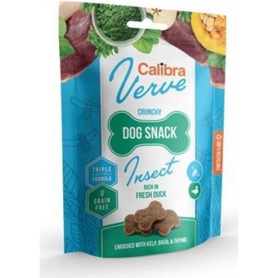Pamlsky Calibra Dog Verve Crunchy Snack Insect&Fresh Duck