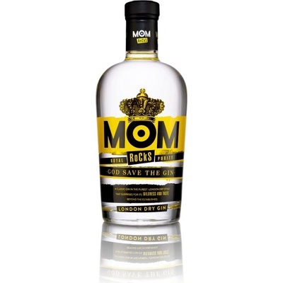 Mom ROCKS London dry gin 37,5% 0,7 l (holá láhev)