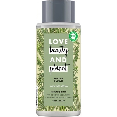 Love Beauty & Planet Romarin & Vetiver Šampón na vlasy 400 ml