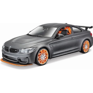 Maisto Метална кола за сглобяване Maisto - BMW M4 GTS, Мащаб 1: 24, Сива (39249)