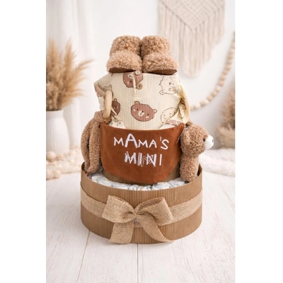 Pampers Plienková torta macko hnedá