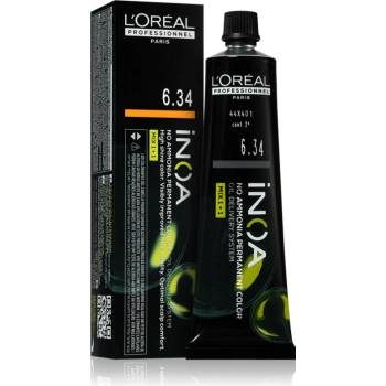 L'Oréal Inoa перманентната боя за коса без амоняк цвят 6.34 60ml