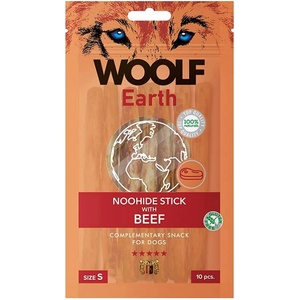 WOOLF Dog Earth NOOHIDE S пръчки с говеждо 90 г