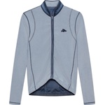 CafÉ du cycliste Фланелка с дълъг ръкав за колоездене CAFÉ DU CYCLISTE Emilie Cycling jersey - Cold Dye Denim Blue - размер XL (056-4336-0214)