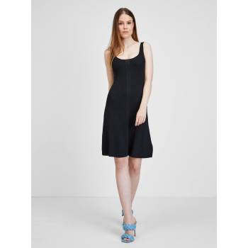 GUESS Черна дамска рокля с ребра Guess Lucille Guess | Cheren | ЖЕНИ | S