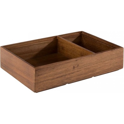 APS Krabička stolná drevená, dve priehradky 225 x 150 x 55 mm