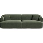 Cosmopolitan Design Зелен кадифен диван 255 cm Campi - Cosmopolitan Design (COS_4S_120_F1_CAMPI4)
