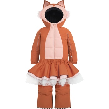 WeeDo Детска грейка Weedo Kid's Squirdo Schneeanzug inkl. Skirt Overall - Leather Brown / Old Rose (702-4937-0112)