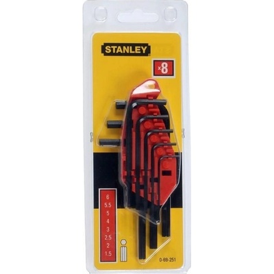 Stanley kľúče imbus sada 1,5-6mm 8 ks s držiakom (0-69-251)