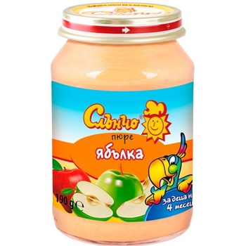 Слънчо пюре от ябълка - 190 г