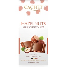 Cachet Mléčná čokoláda 31% s oříšky 100 g