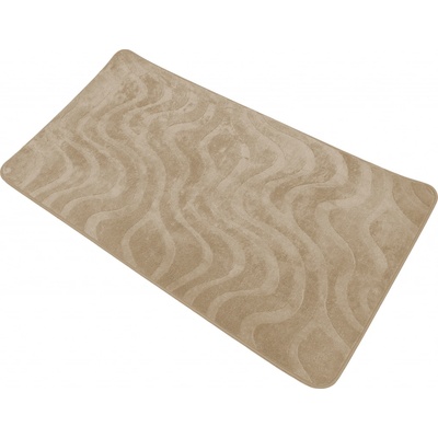 Takoy Koberec 80x150 vzor vlny světle hnědý-HT-00422 | 80 x 150 cm