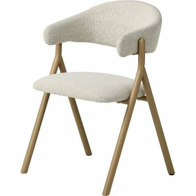 Unique Furniture Frances s Podrúčkami Krémovobielev Prírodnej Farbe