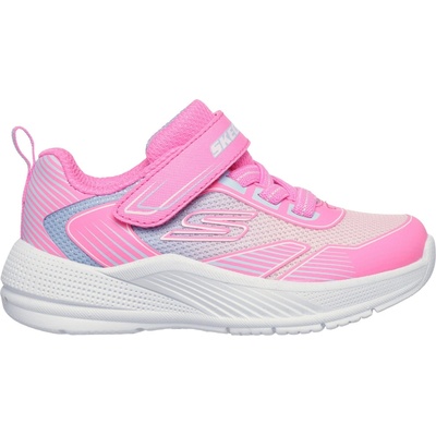 Skechers dievčenská vychádzková obuv Microspec Advance ružová biela