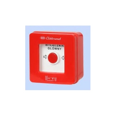 POŽÁRNÍ SPÍNAČ IP65 NA OMÍTKU ROP A ELEKTROMET WP-1s 921400