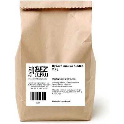 Život bez lepku Rýžová mouka hladká 2 kg