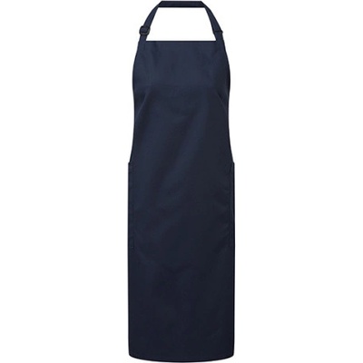 Premier Workwear Zástera z recyklovaného materiálu a biobavlny PR120 Navy Pantone 2766 86 x 72 cm