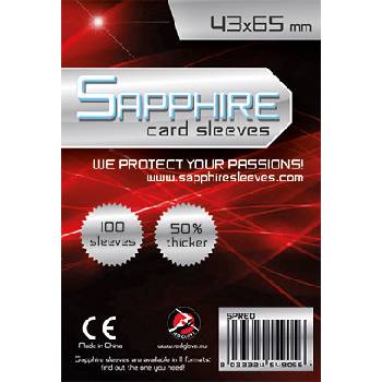 Red Glove Sapphire Red 43 x 65 mm obaly 100 ks