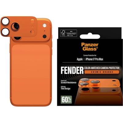Panzer Протектор за камера PaznerGlass Hoops за iPhone 17 Pro Max, FENDER CLP - Orange