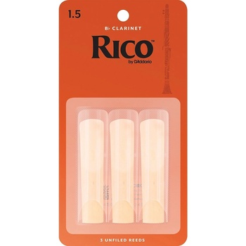 Rico 3 Pack 1.5 Bb Clarinet Тръстикова пластинка за кларинет (RCA0315)