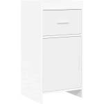 vidaXL Служебен шкаф Бяло 40 x 36 x 80 см Инженерна дървесина (8011083)