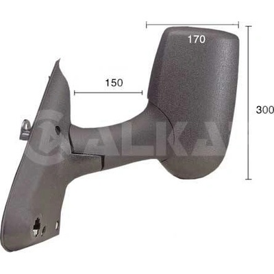 Vonkajšie zrkadlo ALKAR 9209960