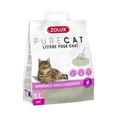 Zolux Podestýlka PURECAT antibacterial scent clump 5 l