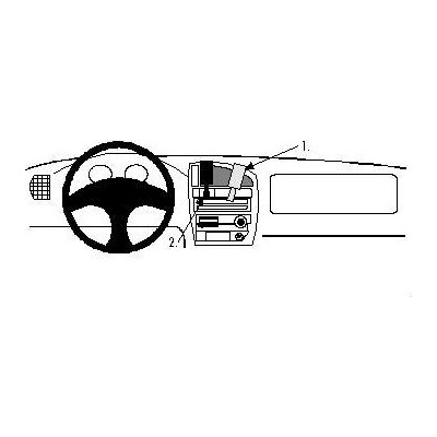 Brodit ProClip montážna konzola na palubnú dosku pre Citroen Saxo 96-01, 852311