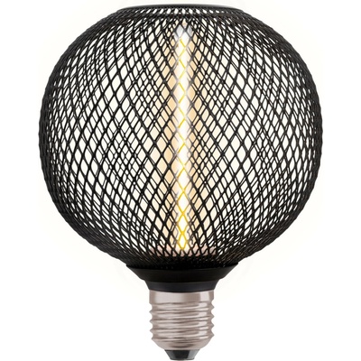 Osram LED Stmievateľná žiarovka DECOR FILAMENT G125 E27/3,5W/230V 1800K čierna P227565