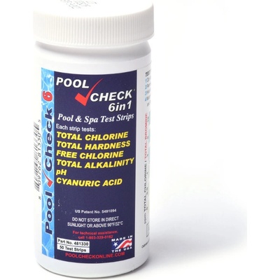 Tester PoolCheck – 6 v 1, testovací proužky (50 ks)